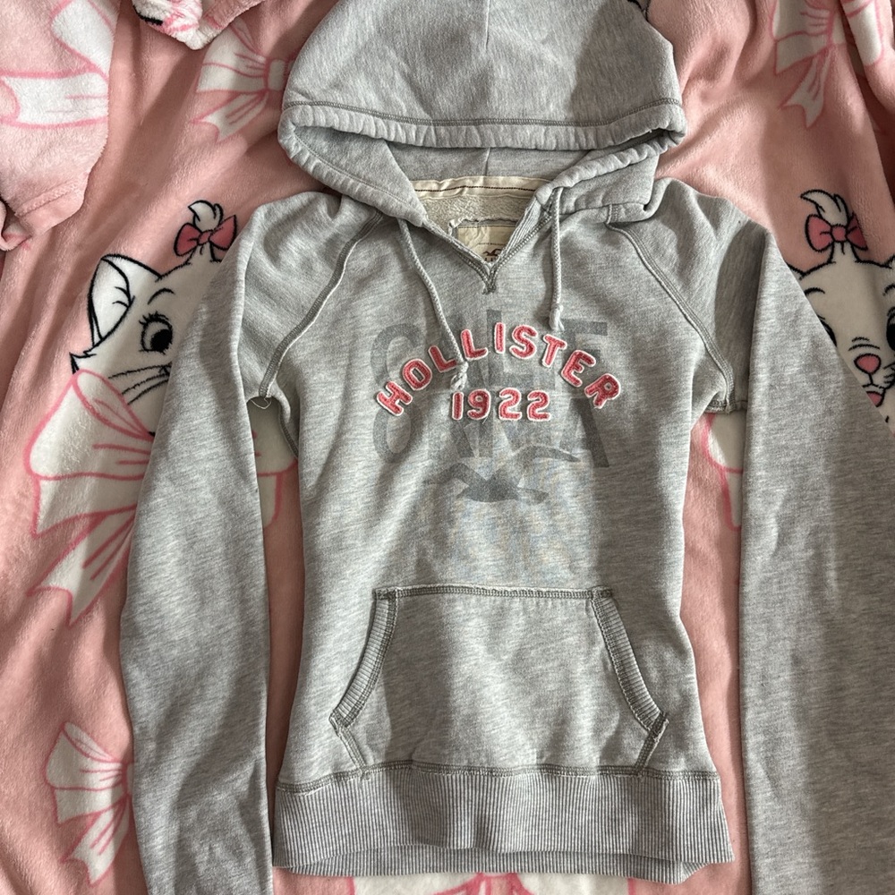 vintage grey holister hoodie